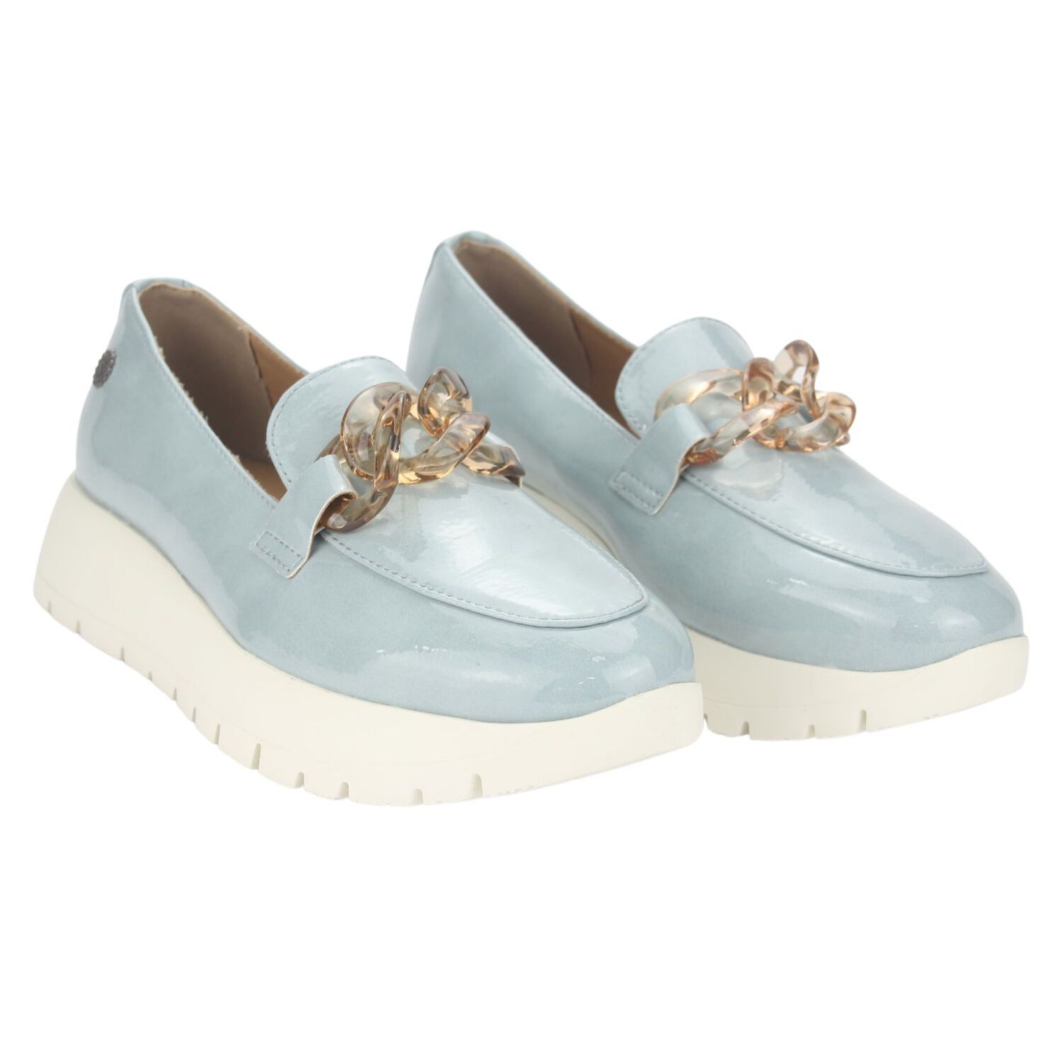 Mocasin Chalada Mujer Wonder-1 Azul Casual image number 4.0