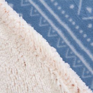 Frazada Polar-sherpa Estampada 2 Plazas Romero