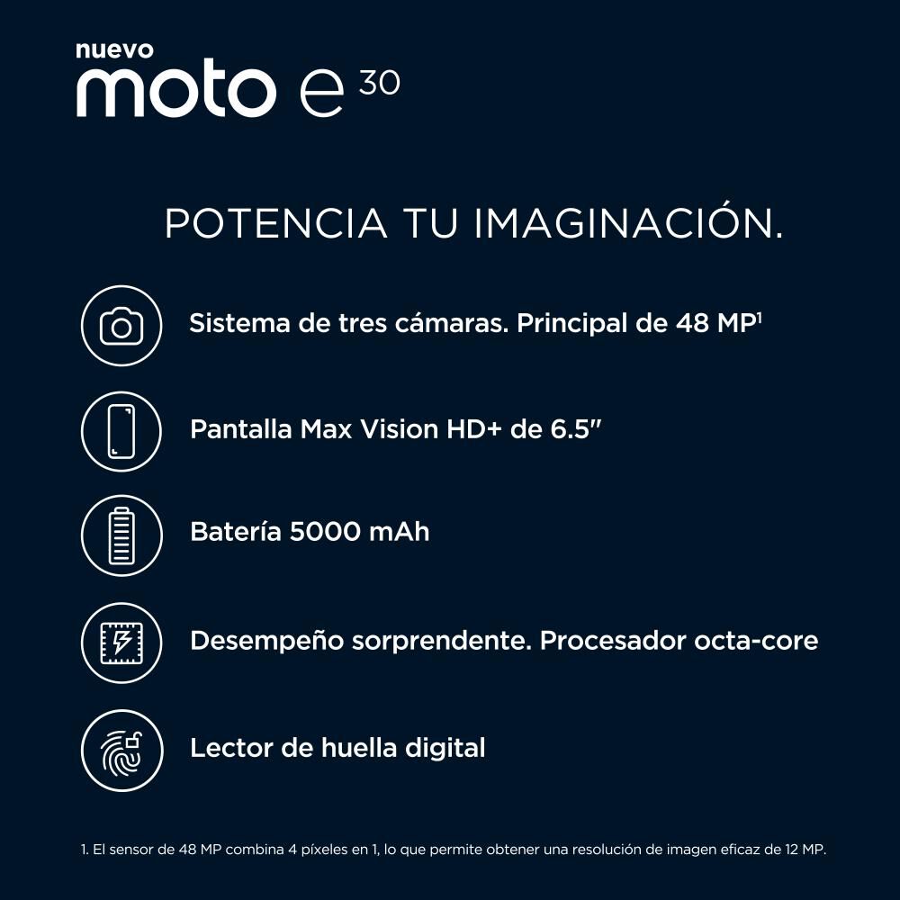 Smartphone Motorola Moto E30 / 32 GB / Wom image number 1.0