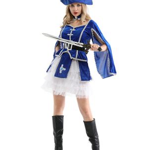 Disfraz Premium Blue Pirata Corsario Mujer
