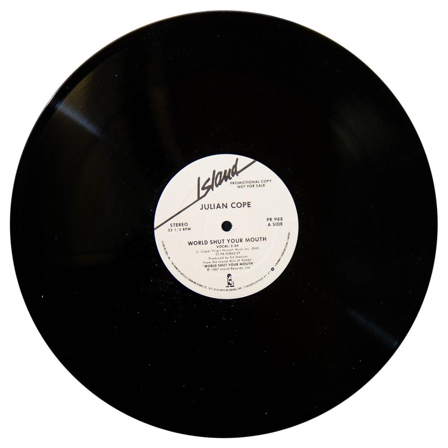 Julian Cope - World Shut Your Mouth (promo) | 12" Maxi Single Usado image number 2.0