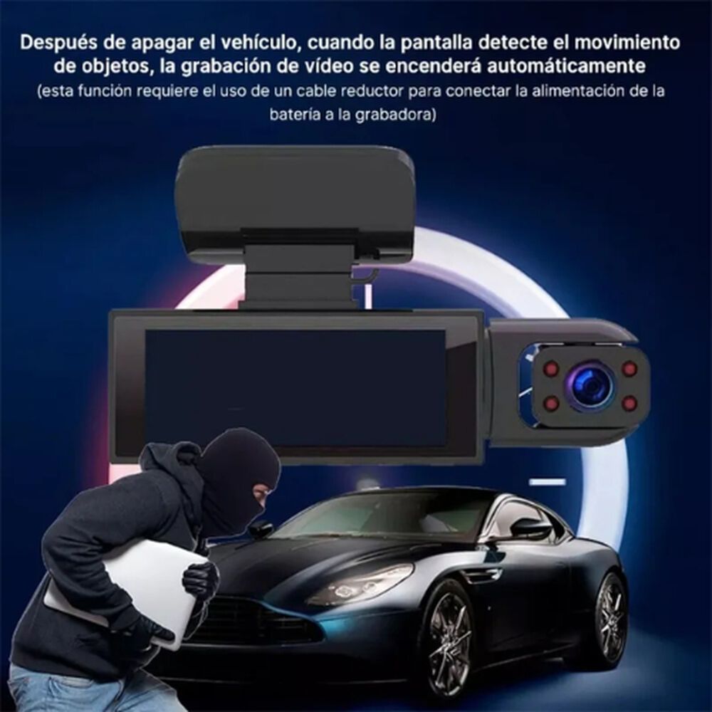 Cámaras Para Autos Frontal Y Tablero 2 En 1 Hd 1080p image number 4.0