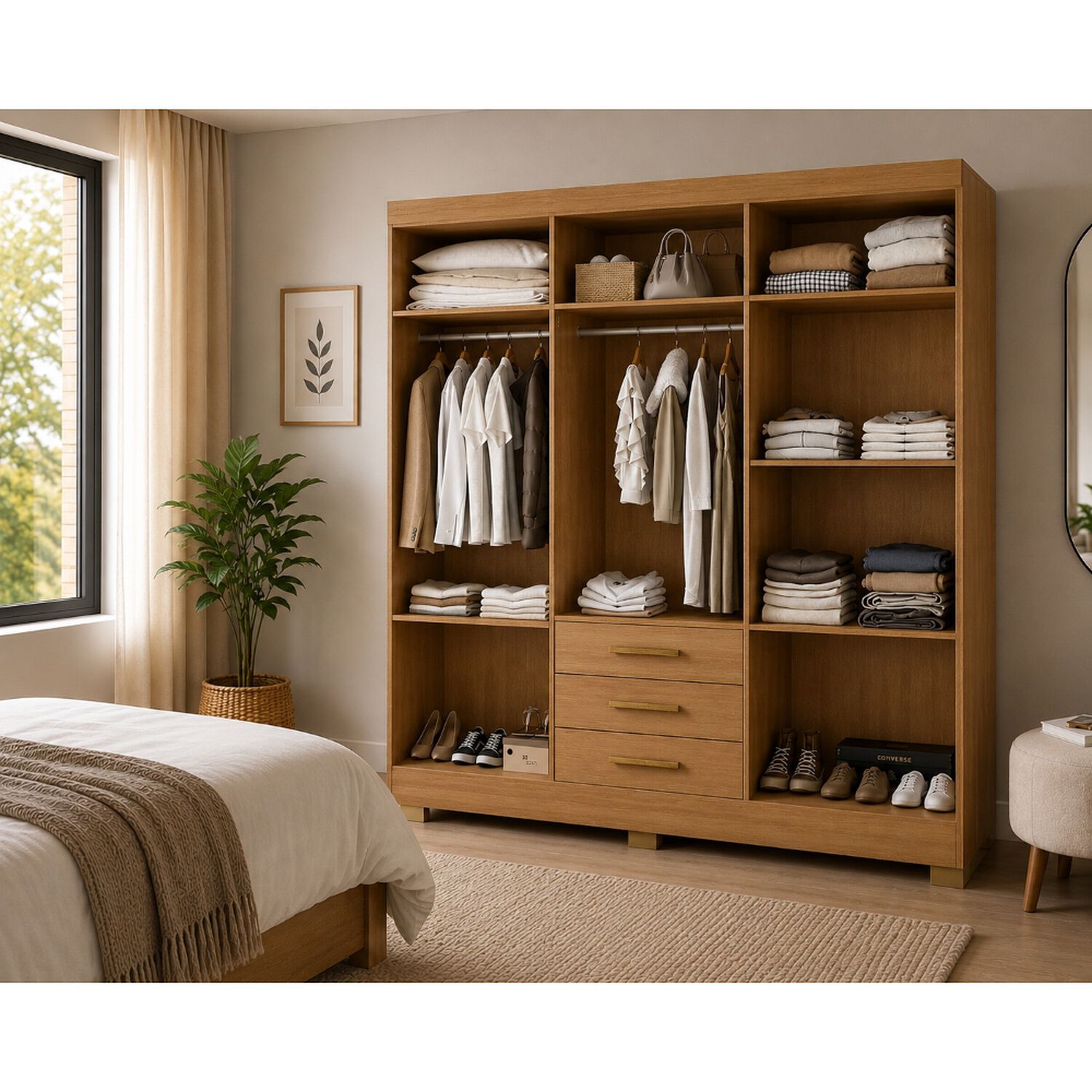 Cl&oacute;set Di Poretti Design Itacare / 6 Puertas / 3 Cajones image number 2.0