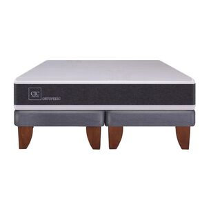 Cama Europea Cic New Ortopedic / 2 Plazas / Base Dividida