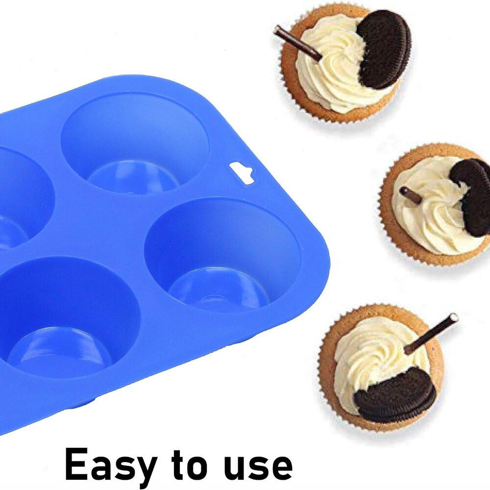 Moldes Silicona Reposteria Cupcake Queques Chocolate Celeste image number 6.0