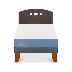 Cama Europea Cic Excellence / 1.5 Plazas / Base Normal + Respaldo