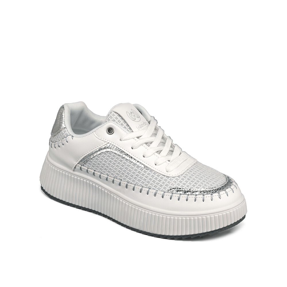 Zapatillas Urbanas Casual Cordones Mujer Weide Hx520 image number 6.0