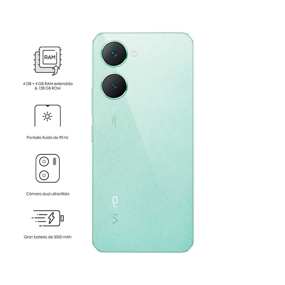 Celular Vivo Y03 Dual Sim 128gb 4gb Ram Verde image number 1.0