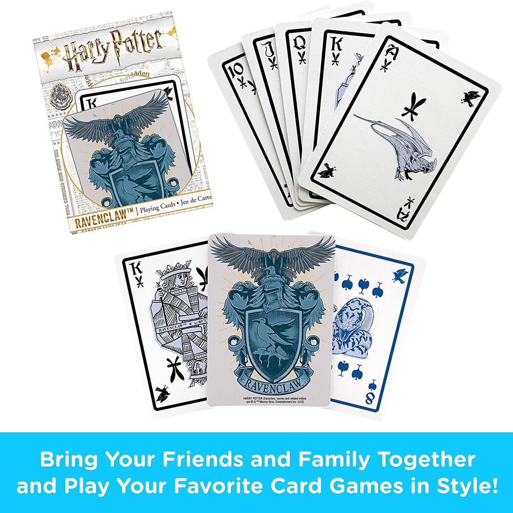 Cartas Naipes Inglés Ravenclaw Harry Potter 2 Pack- Cariocas image number 0.0