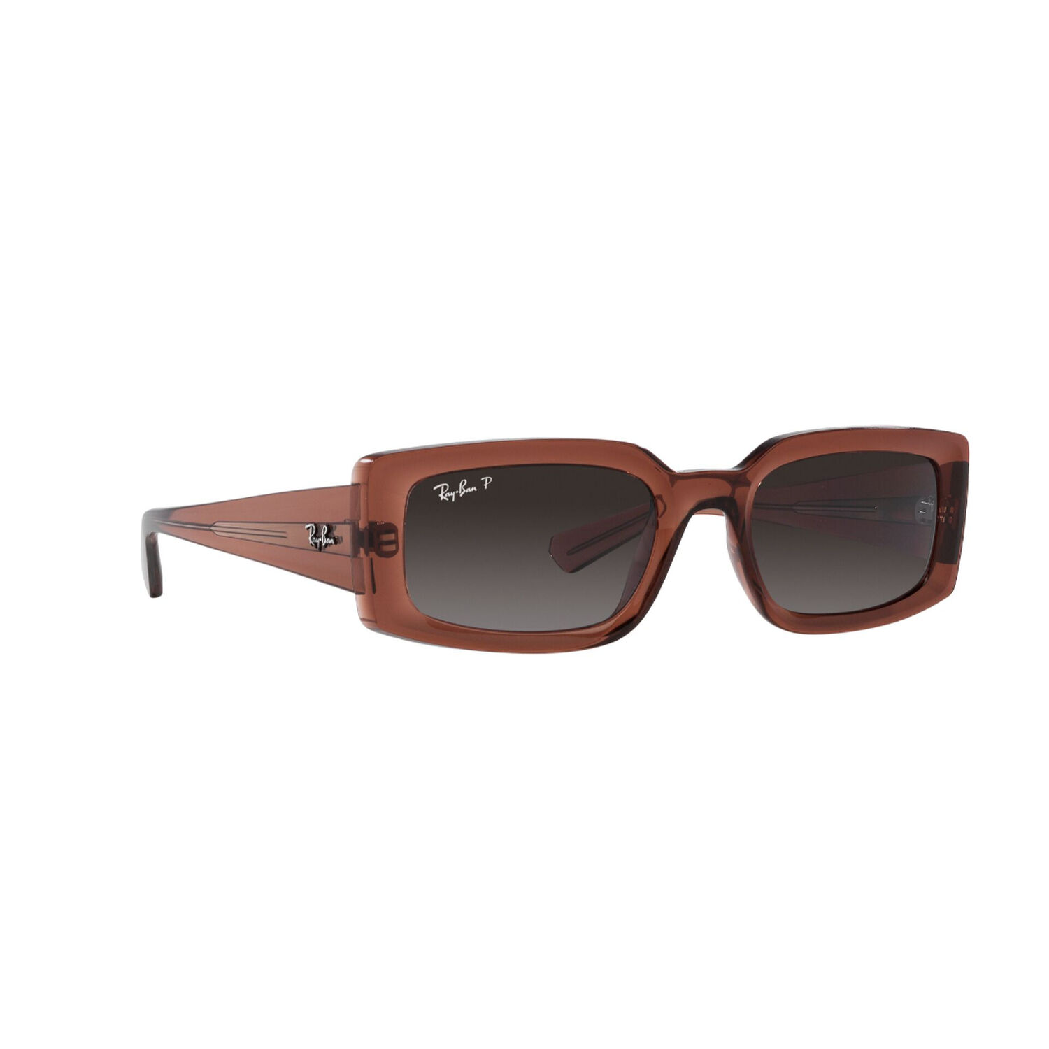 Lentes De Sol Kiliane Transparent Brown Polarizados Bio-based Sustentable Ray-ban image number 11.0
