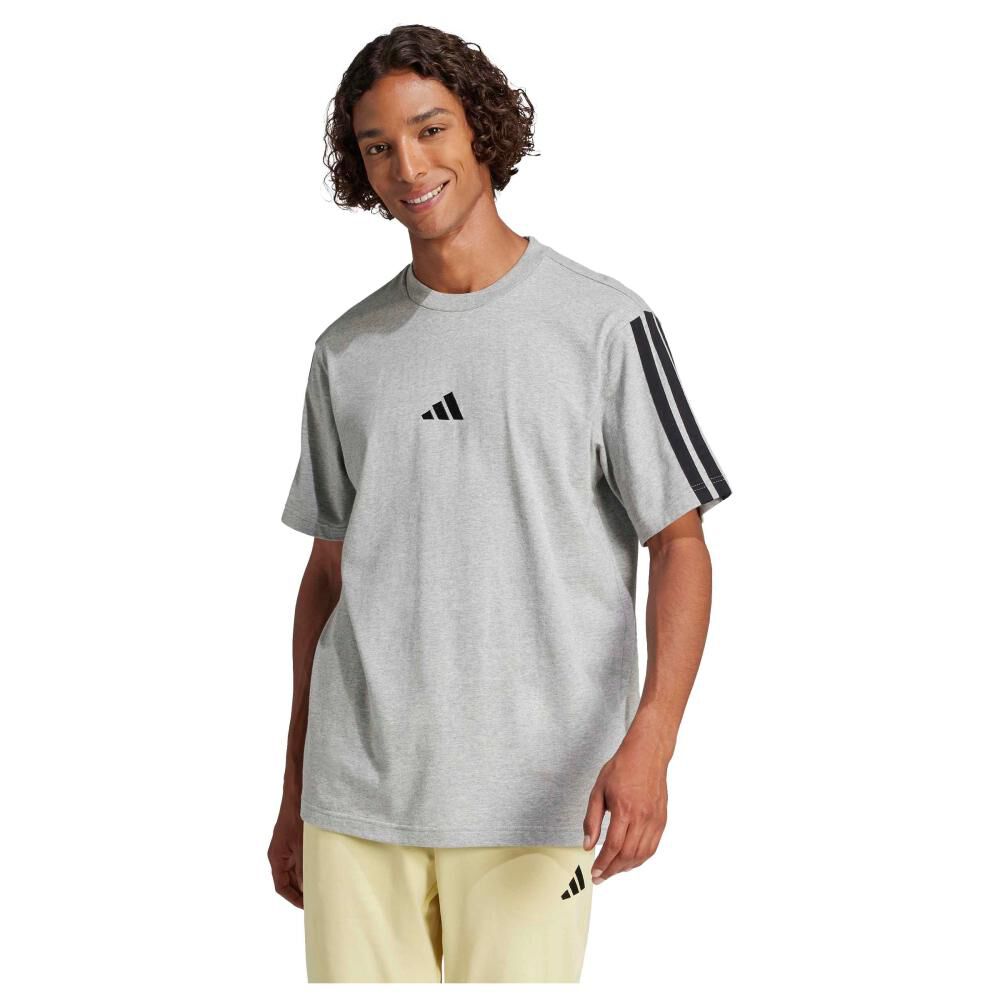 Camiseta Essentials Single Jersey 3 Bandas Adidas image number 0.0