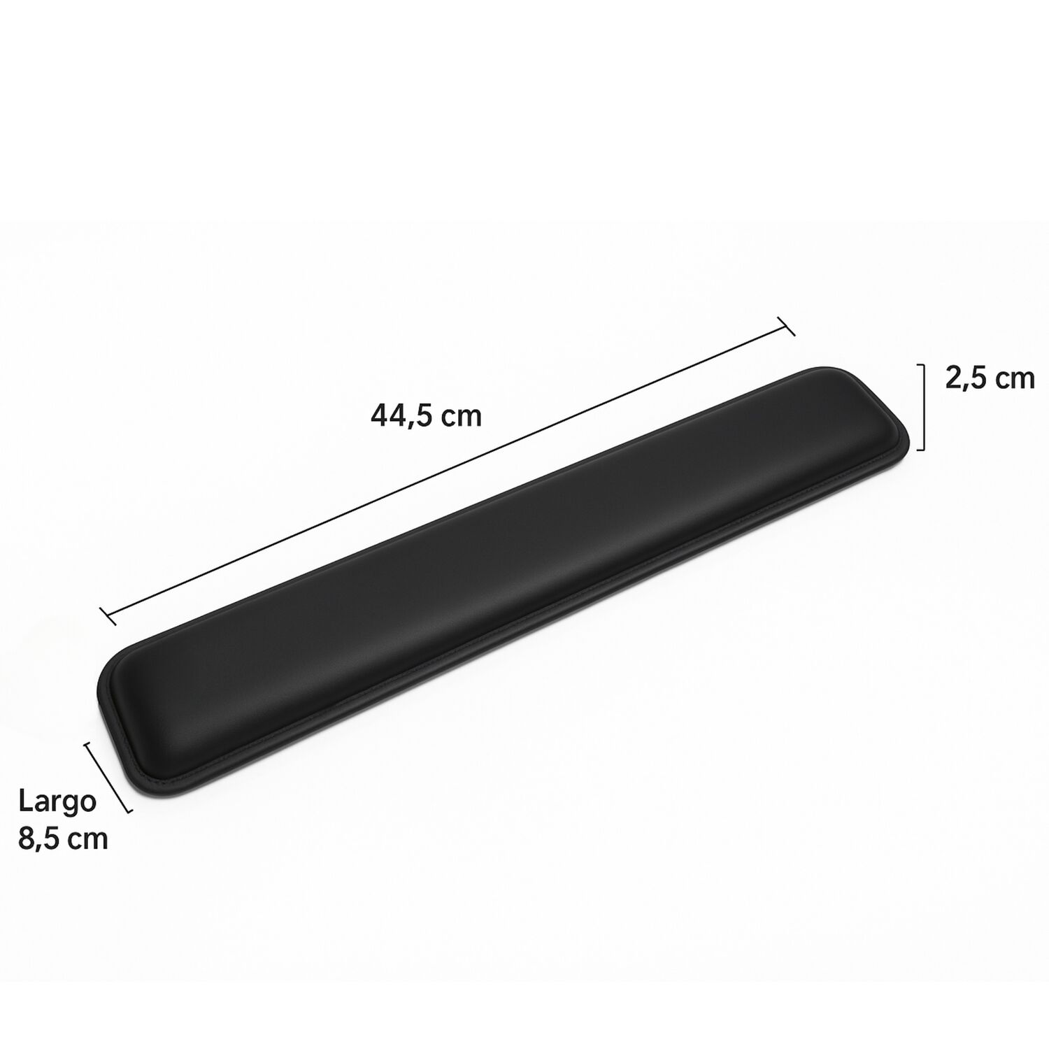 Apoya Mu&ntilde;ecas Ergon&oacute;mico De Gel Para Teclado Memory Foam Pro image number 5.0