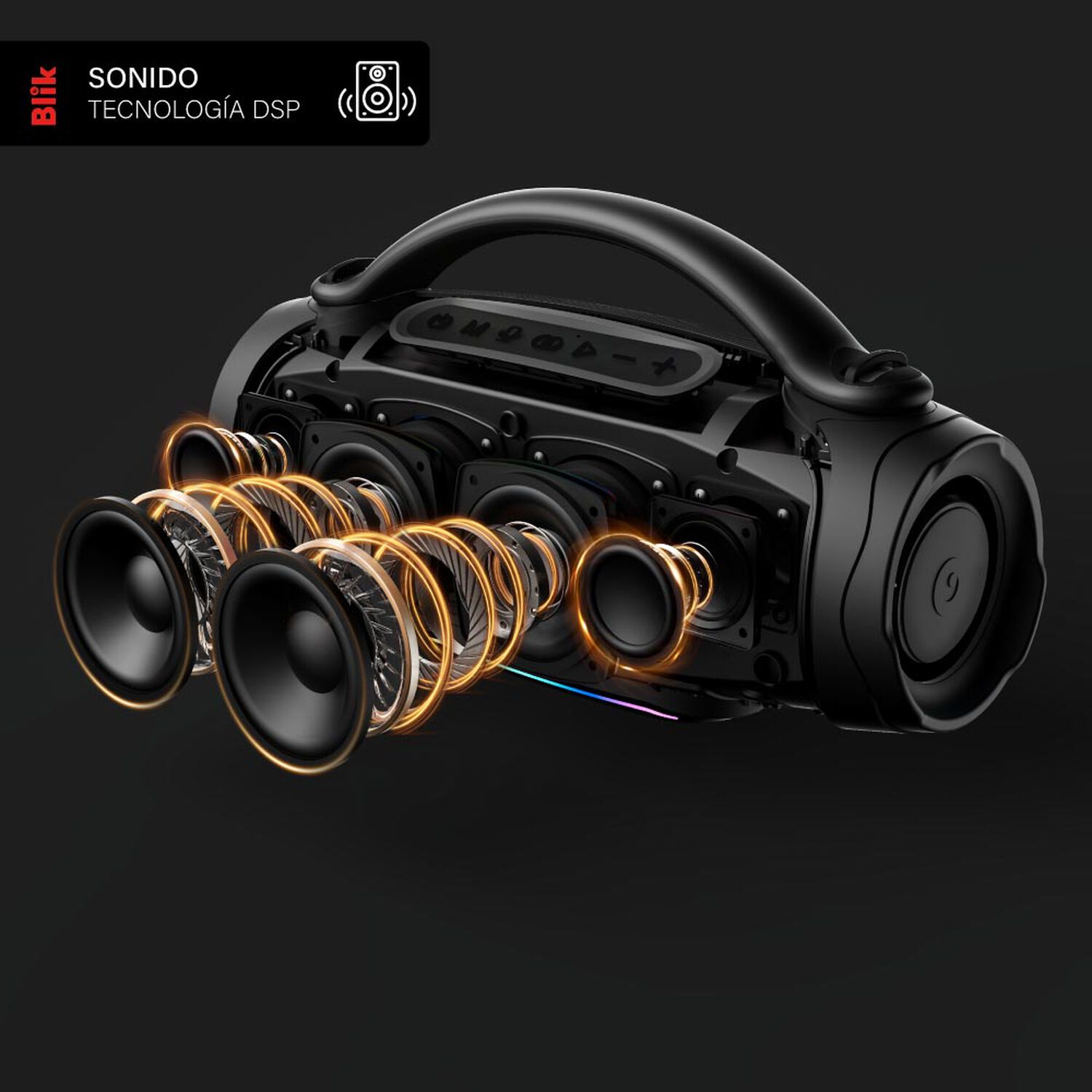 Parlante Bluetooth Blik Powerbass60 image number 6.0