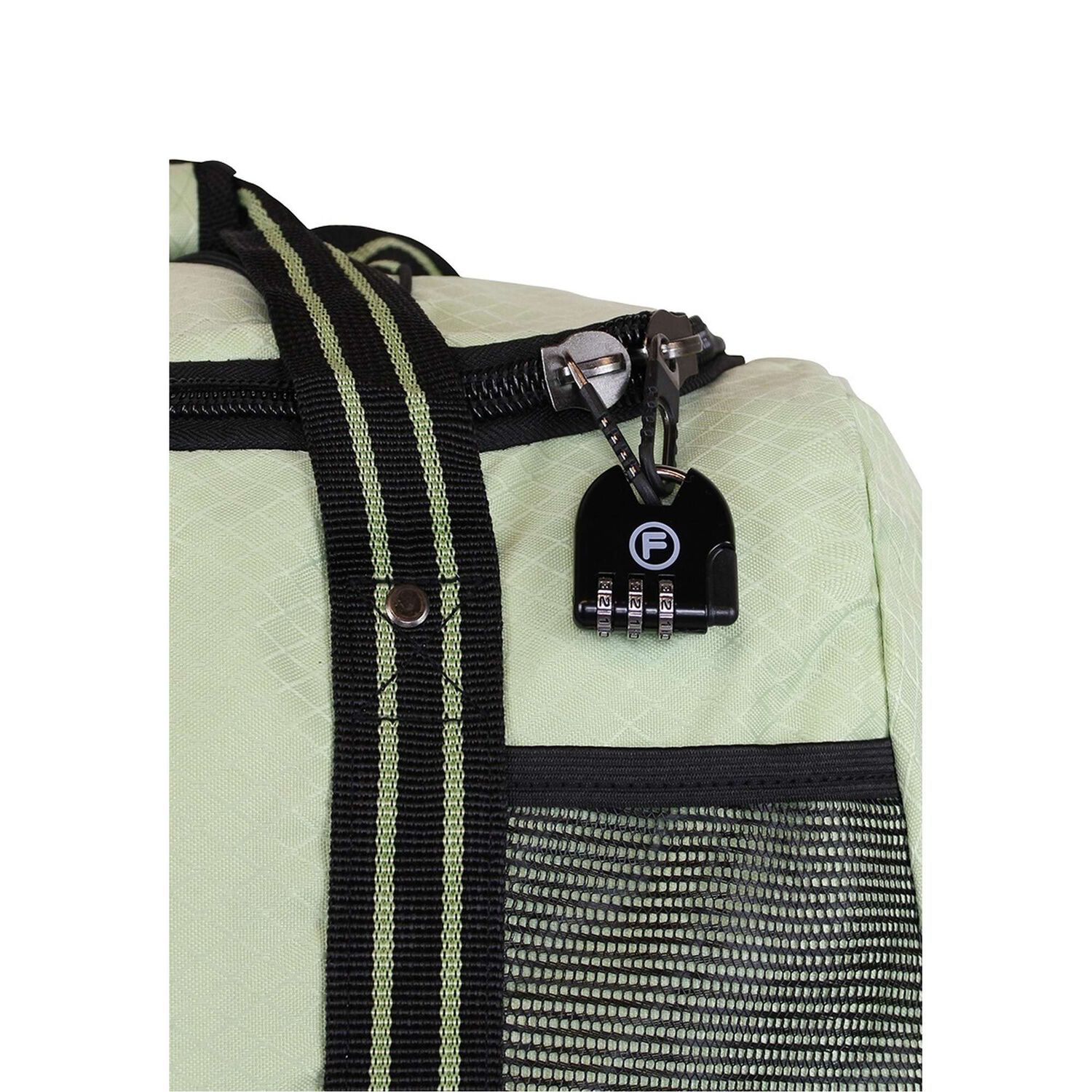 Bolso Tipo Mochila Con Ruedas + Candado Challenger Verde image number 1.0