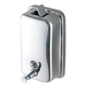 Dispensador Jabón Líquido Acero Inoxidable 500ml Plateado