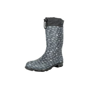 Bota De Agua Con Polar Biela Copos Negro Alquimia