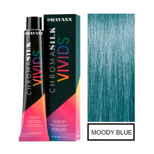 Pravana - Tintura Fantas&iacute;a Semipermanente Vivids Moody Blue 90ml