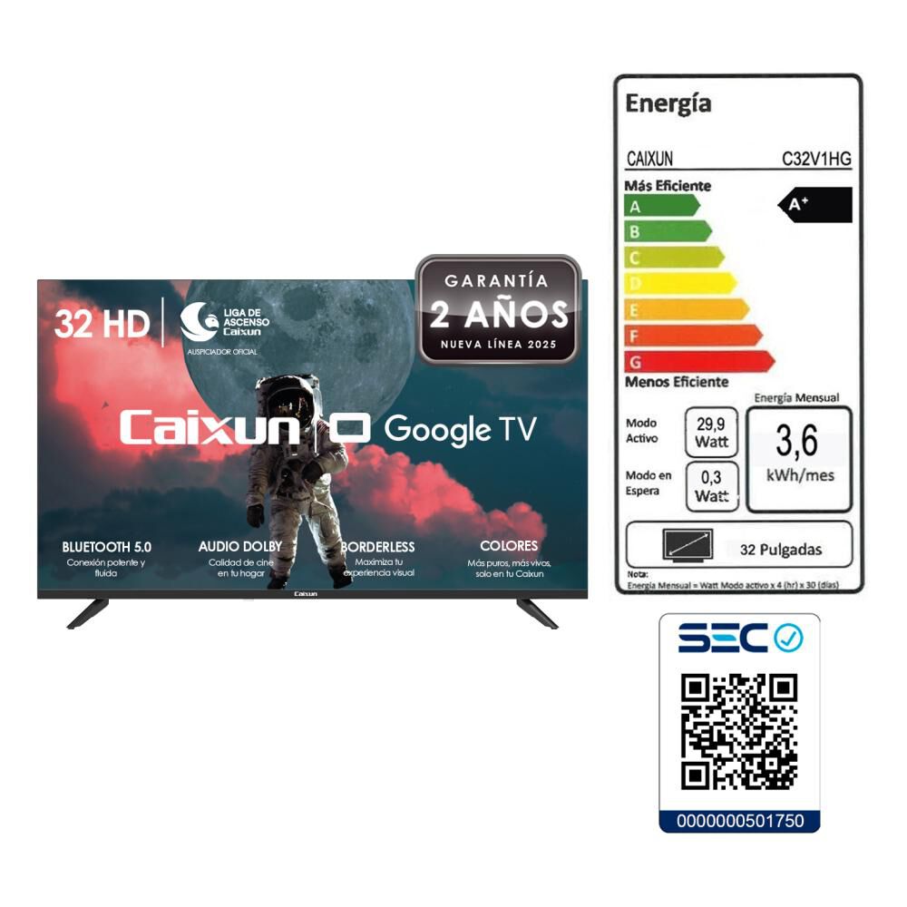 Led 32" Caixun C32V1HG / HD / Smart TV image number 9.0