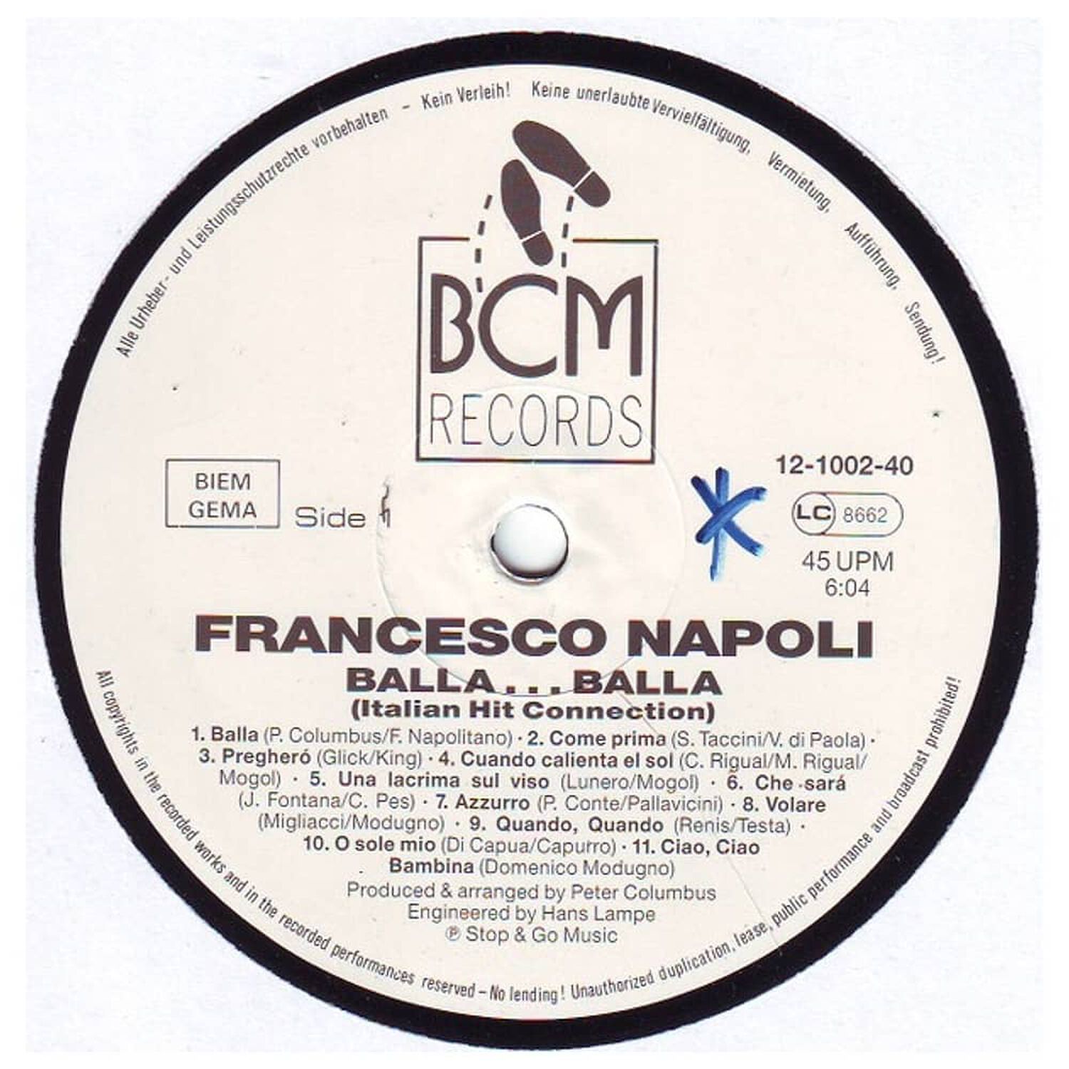Francesco Napoli - Balla..balla! | 12" Maxi Single Usado image number 2.0