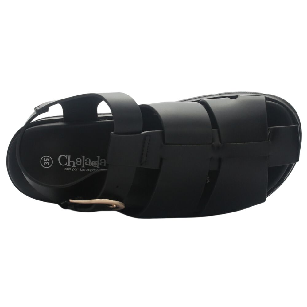 Sandalia Mujer Casual Negro Chalada Cumbia-32 image number 4.0