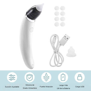 Aspirador Nasal Electrico Para Bebe Saca Mocos Recargable