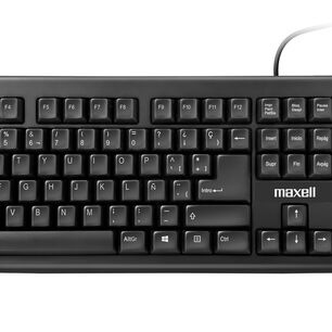 Teclado B&aacute;sico Maxell Kb-90 Conector Usb Negro