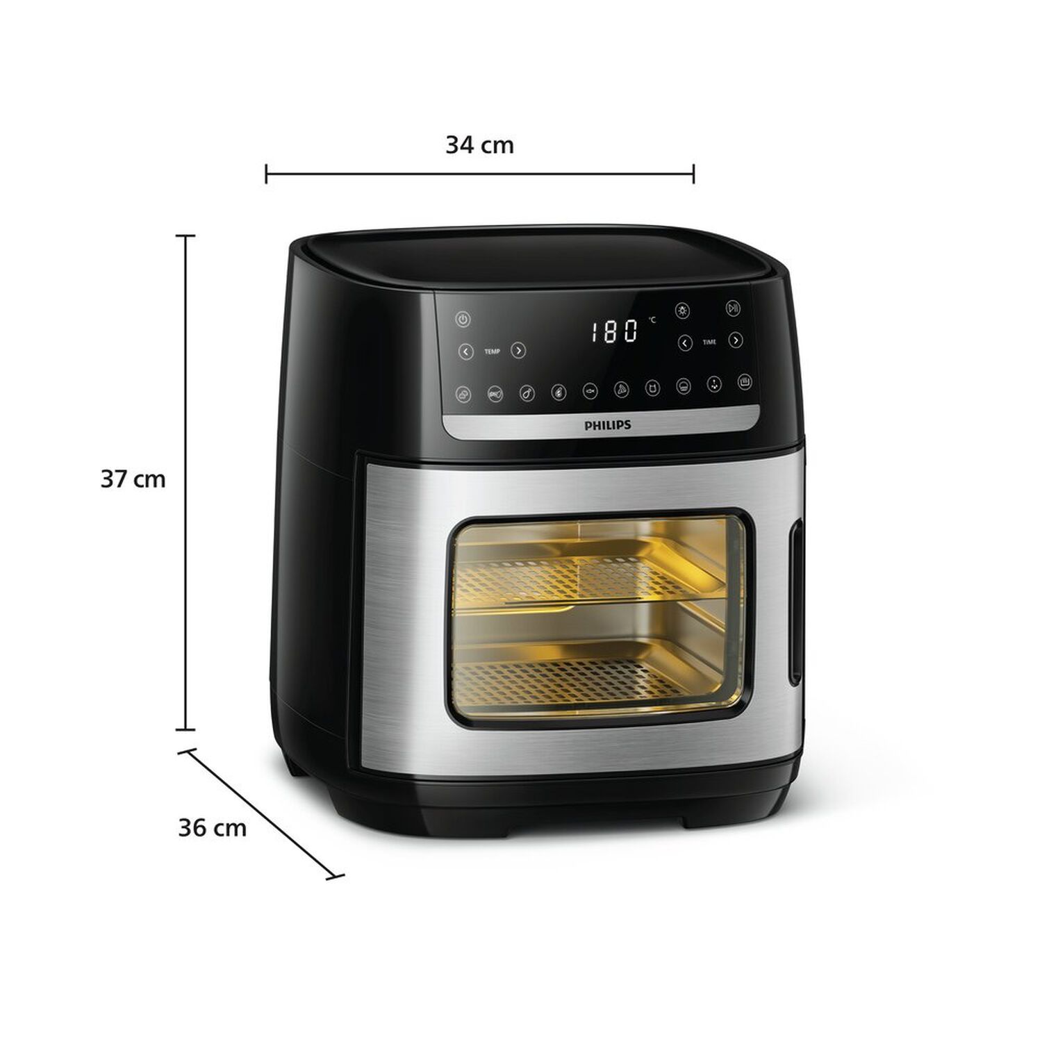Horno Freidora De Aire Philips Ai551/07 12l Airoven image number 1.0