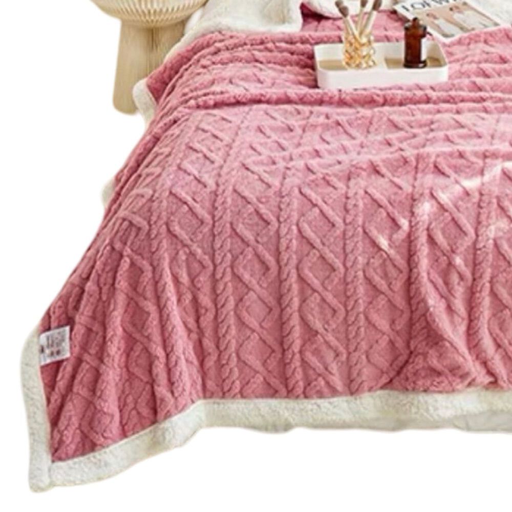 Frazada De Plush Y Sherpa Elegante image number 1.0