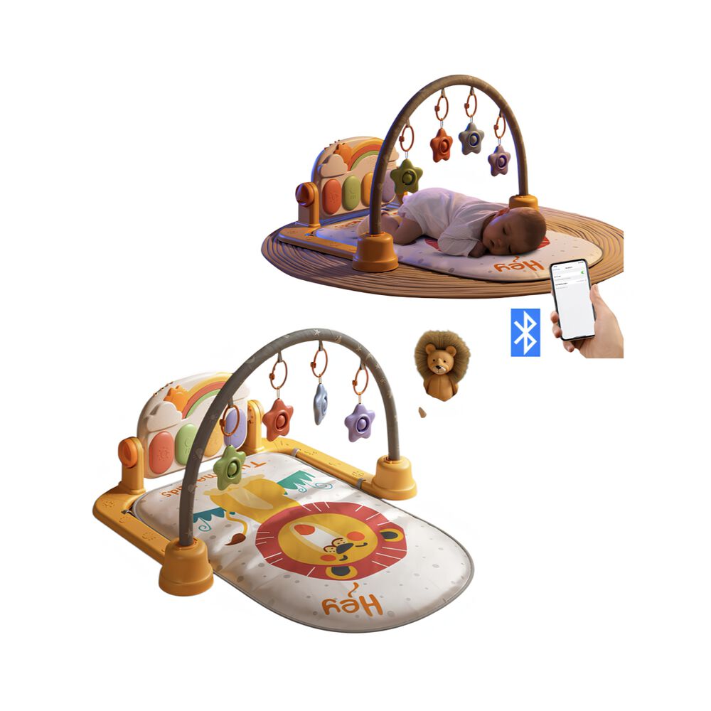 Gimnasio Musical Piano Con Bluetooth 3 En 1 Tm243 Lubabycas image number 8.0