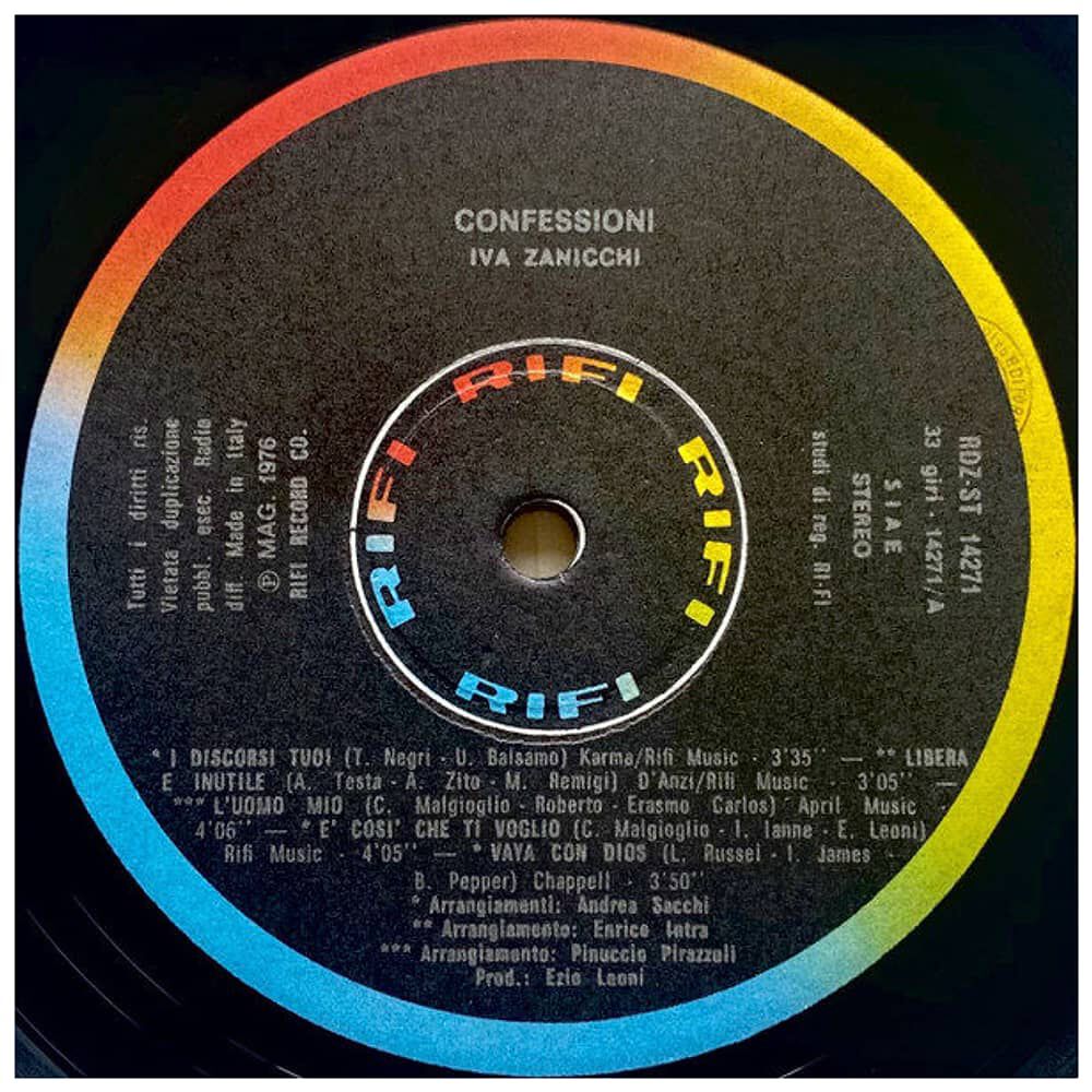 Iva Zanicchi - Confessioni | Vinilo Usado image number 3.0