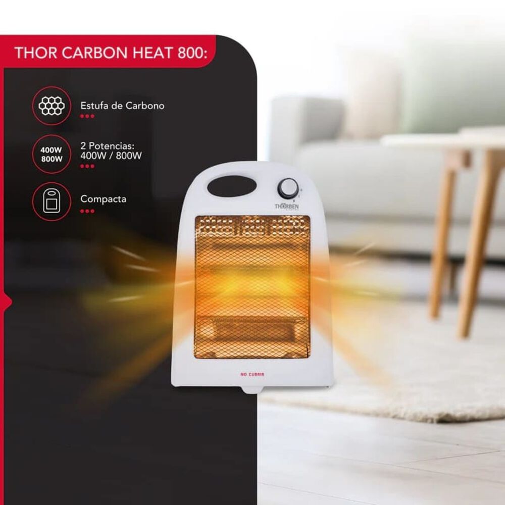 Estufa El&eacute;ctrica Thor Carbon Heat 800 image number 1.0