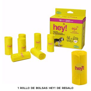Pack Bolsas Hey! Desechos Mascotas (16+1 De Regalo)