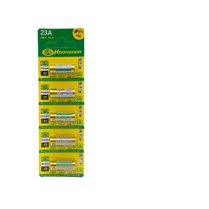 Pilas Alcalina Flycat L1028 23a N21 Vr22 12 V Tira 5 Uni Larga Duraci&oacute;n Extra Dutty Pila Para Reloj, Calculadoras, Aparatos Varios