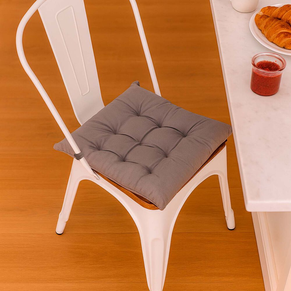 Coj&iacute;n Para Silla Gris Claro 40x40 Cm image number 1.0