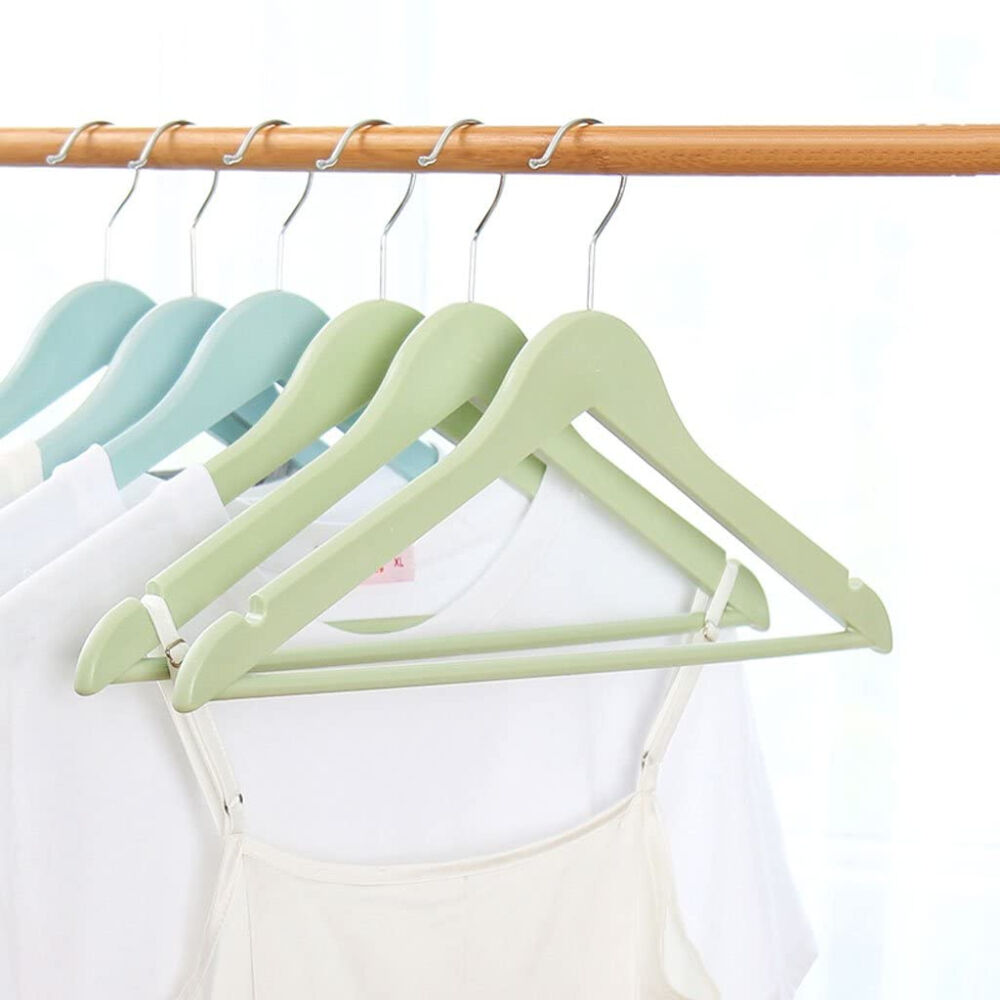 Ganchos Antideslizantes Para Ropa Color Pastel (30 Unidades) image number 7.0