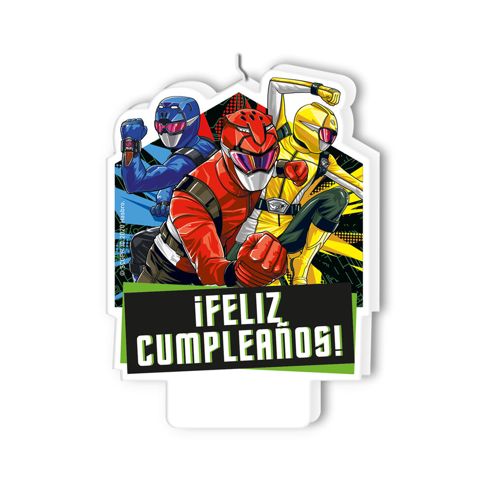 Set Cumpleaños Power Ranger Para 6 Personas Cotillón image number 1.0