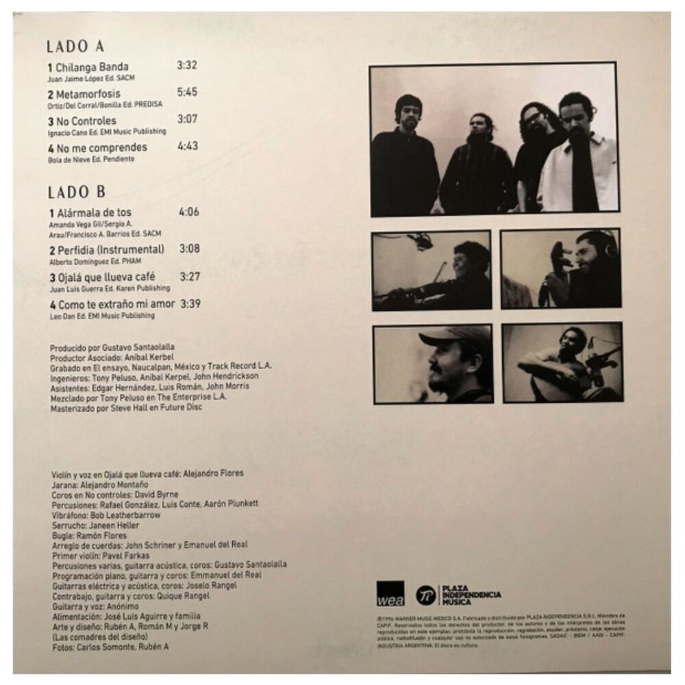 Cafe Tacuba - Avalancha De Exitos (lp+libro) | Vinilo image number 1.0