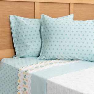Sabana Estampadas 144 Hilos King Cisne