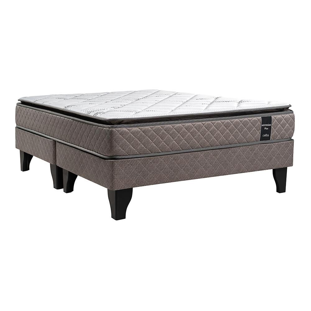 Cama Europea Celta Mediterráneo Plus / 2 Plazas / Base Dividida image number 0.0