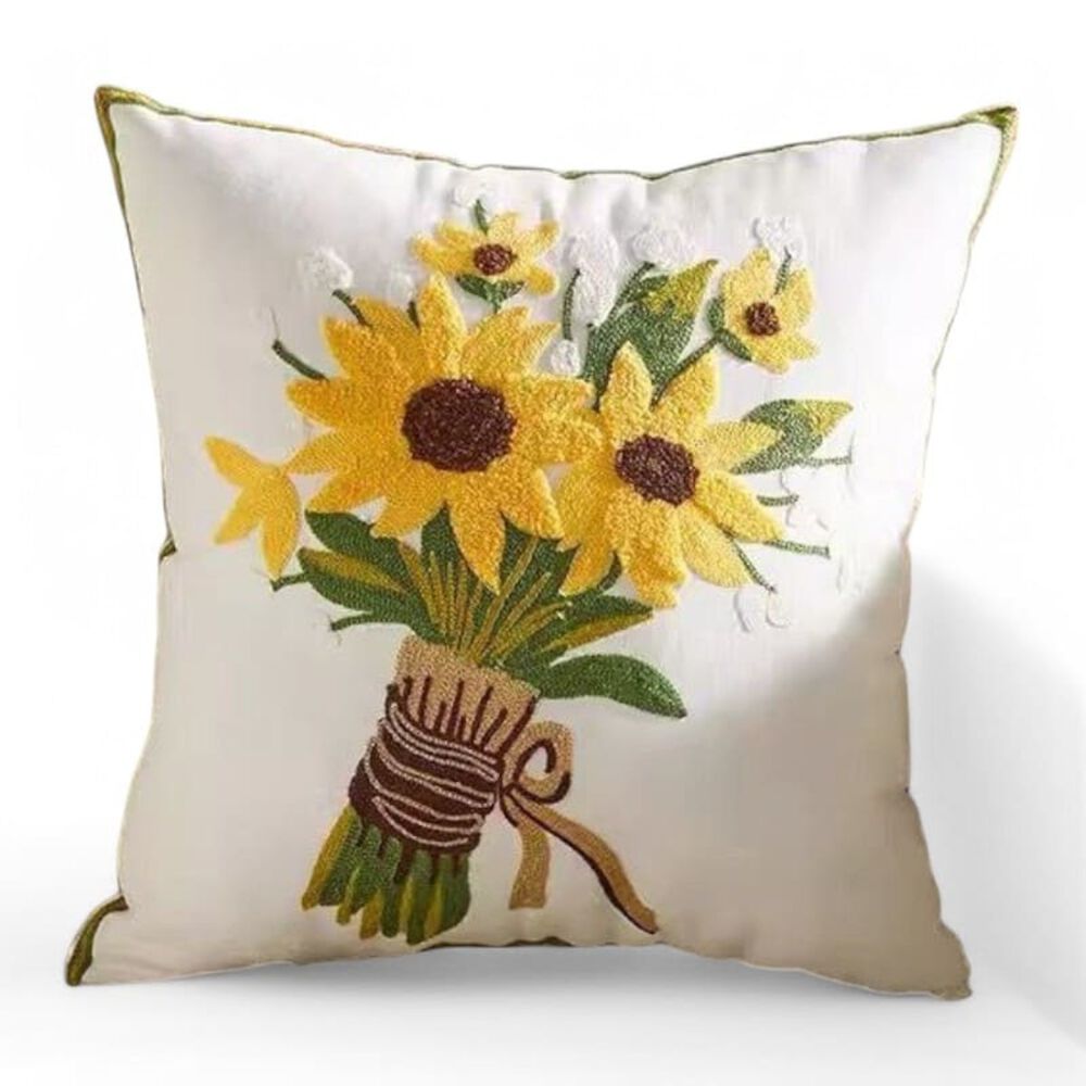 Funda Bordada De 45cm X 45cm Con Cierre Oculto Fb1-67 image number 0.0