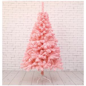 Árbol Navideño Artificial Altura 210cm Color Rosa