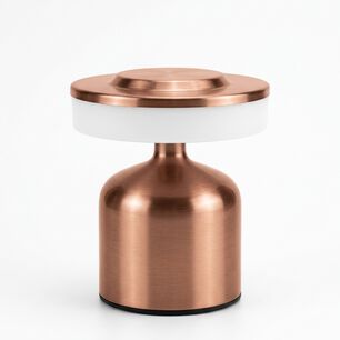 L&aacute;mpara De Mesa Recargable Led Pm2701 - Cobre