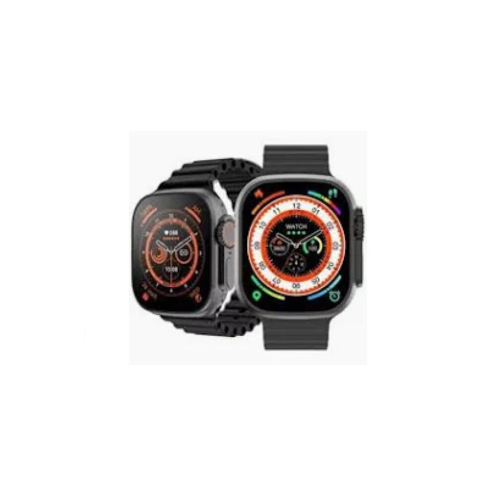 Smartwatch Reloj Inteligente X8 Ultra + Audifonos Y Power Band Naranja image number 2.0