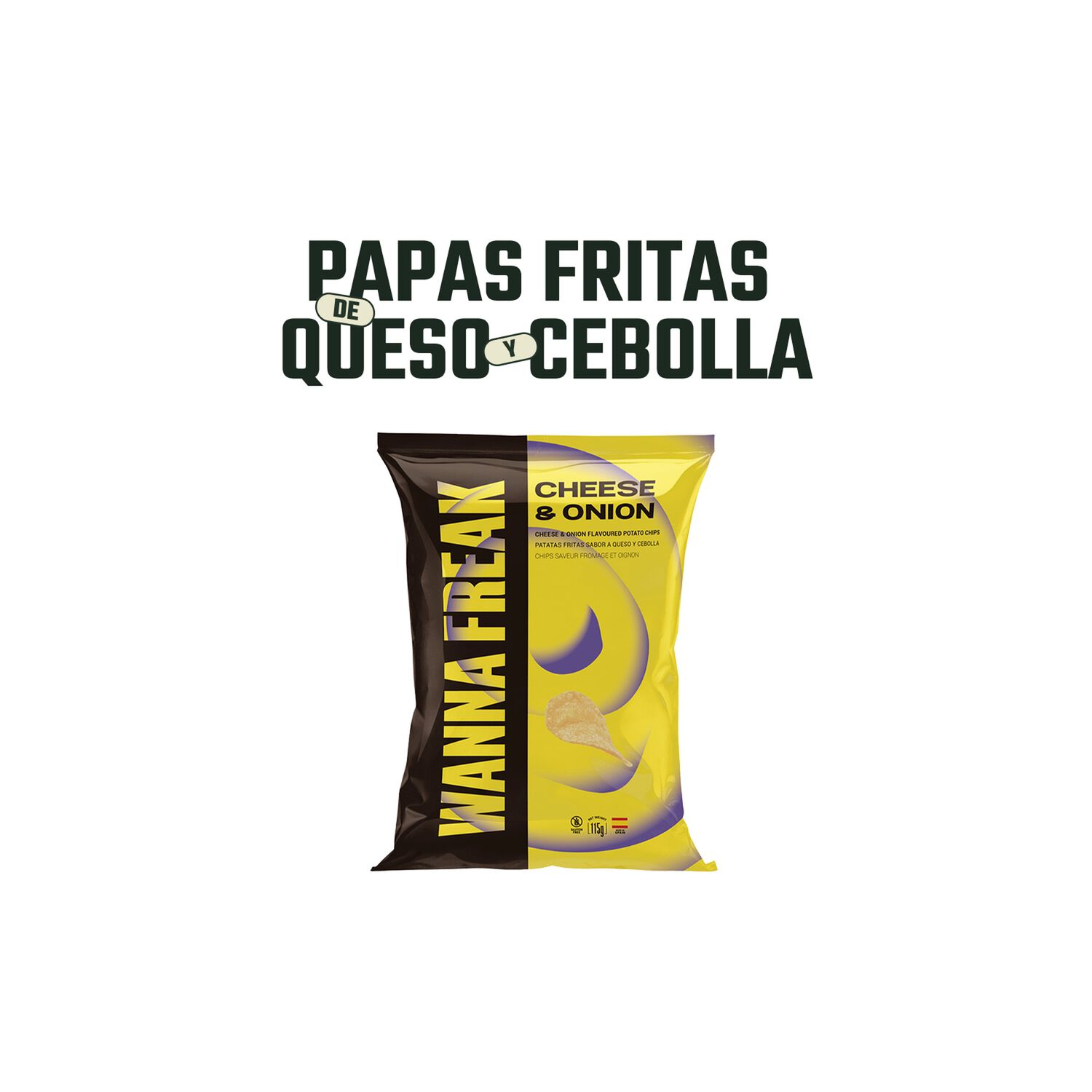 Papas Fritas Queso Cebolla Wanna Freak 1 X 115 Gr image number 2.0
