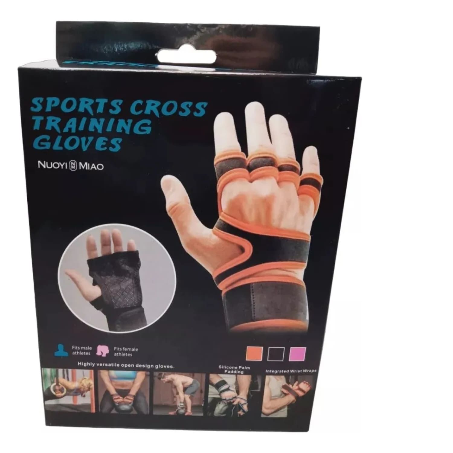 Guantes Calleras Protectoras Manos Levantamiento Pesas Barra image number 3.0