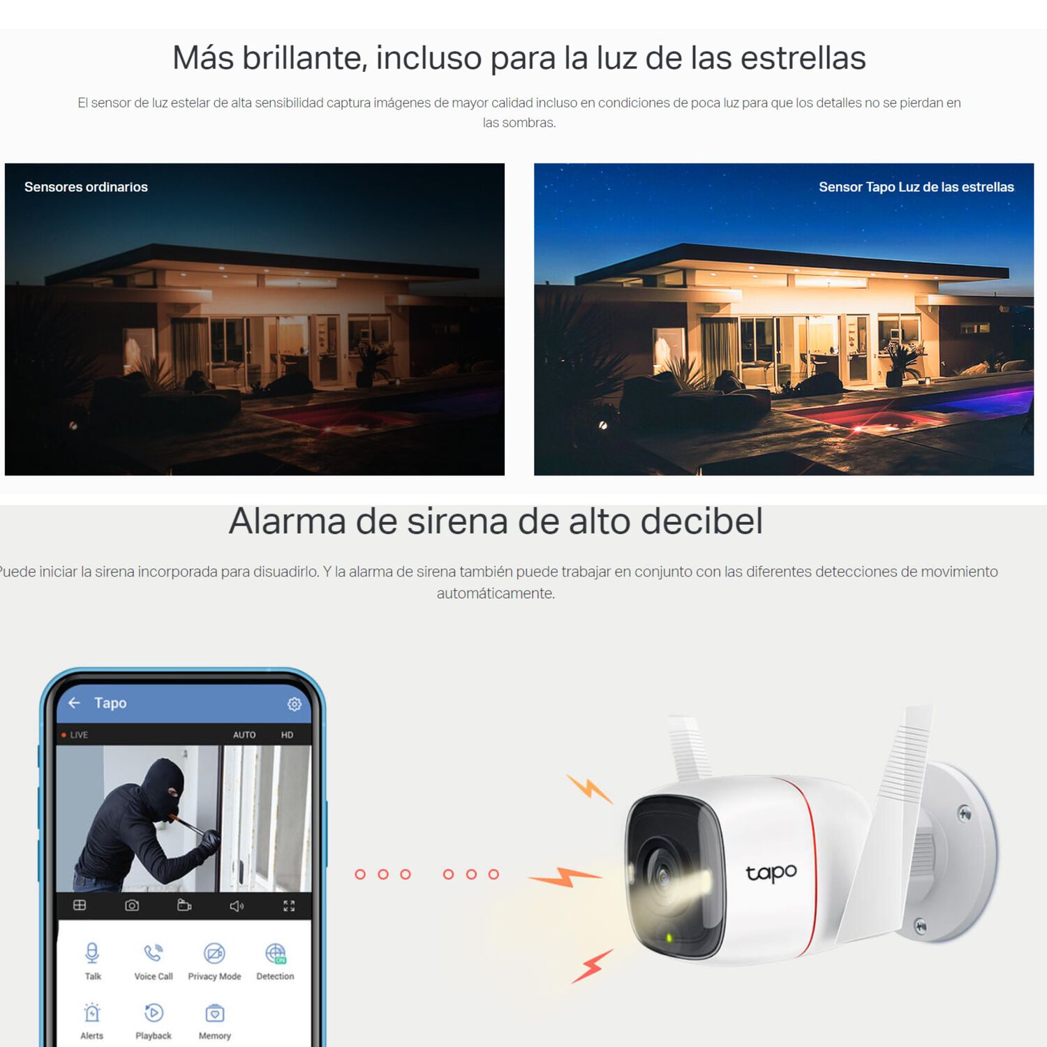 C&aacute;mara De Seguridad Wifi 2k Tp-link Tapo C320ws De Exterior image number 9.0
