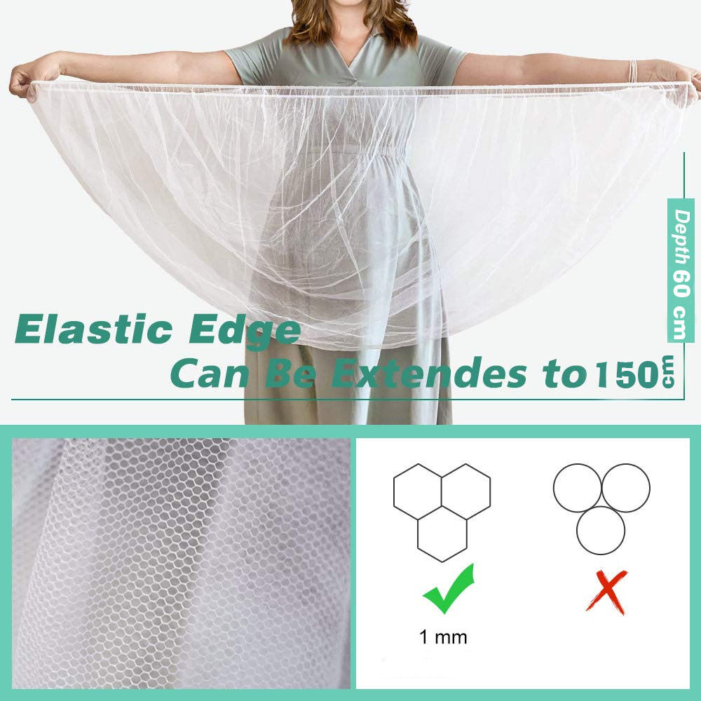 Mosquitera Universal Para Cochecito Portabebes Y Moises image number 2.0