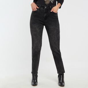 Jeans Aplicación Strass Tiro Medio Skinny Mujer Sexy Large