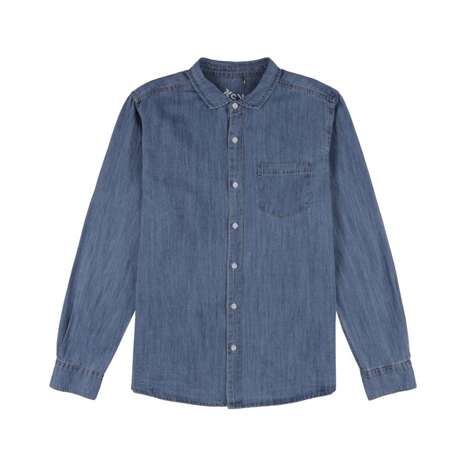 Camisa Denim Manga Larga Hombre Skuad image number 0.0