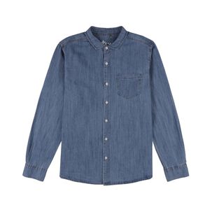 Camisa Denim Manga Larga Hombre Skuad